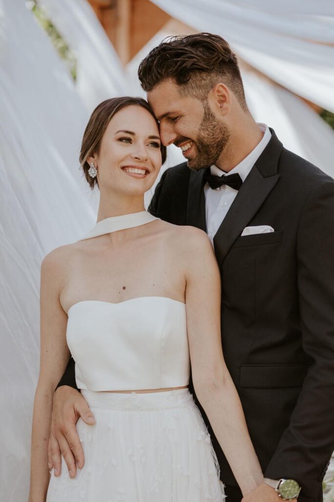 Cleaner classy Brautlook